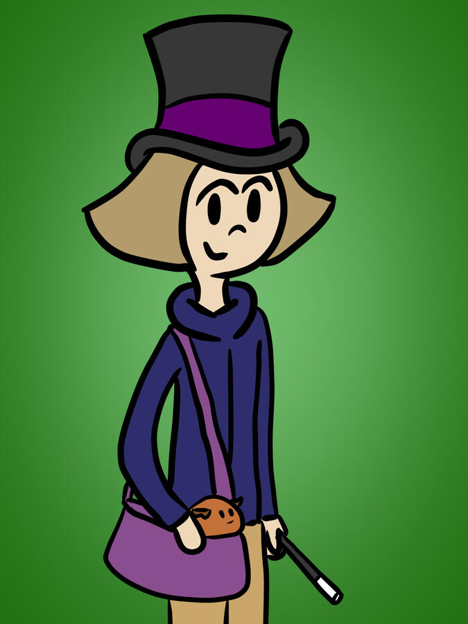 Jess and Taffy - hand-drawn digital art